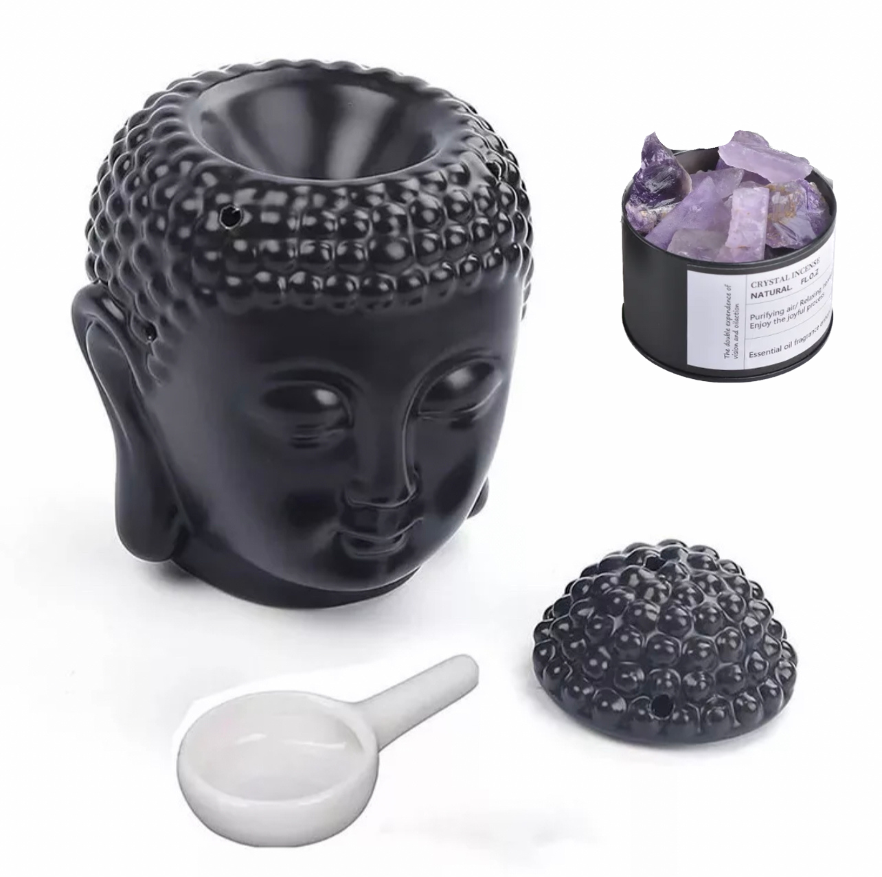 Buddha Crystal Warmer • Incense Kit