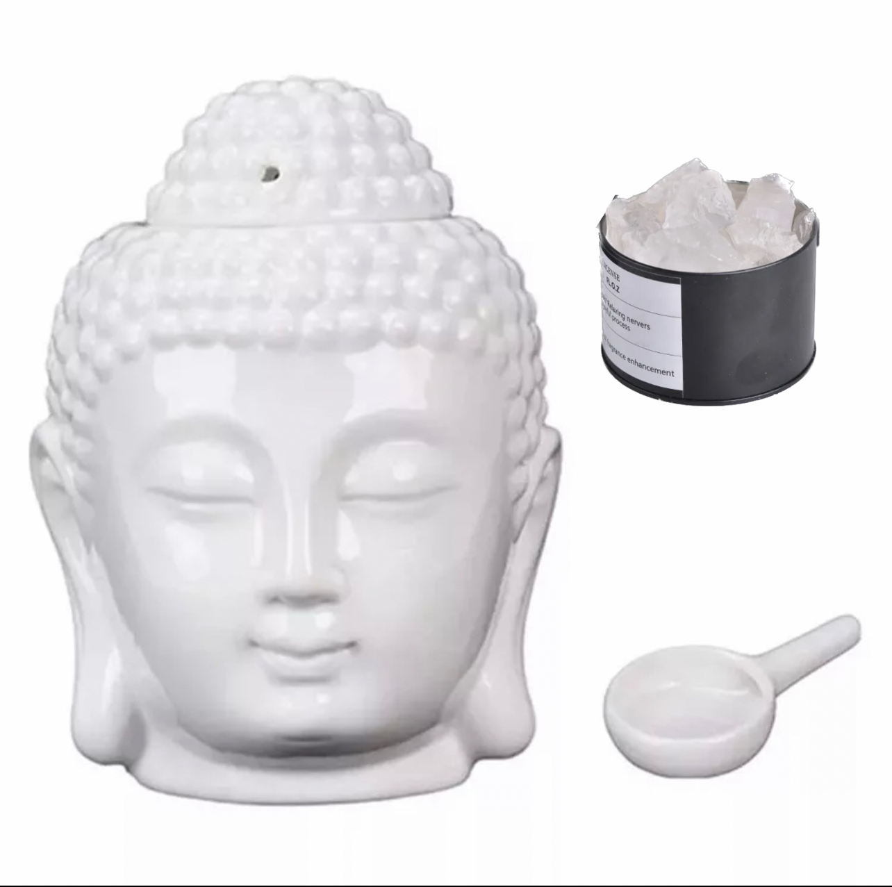 Buddha Crystal Warmer • Incense Kit