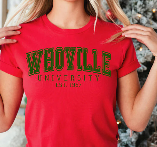 WHOVILLE UNIVERSITY - GREEN PRINT