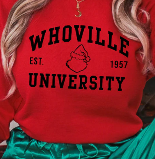 WHOVILLE UNIVERSITY - GRINCH FACE