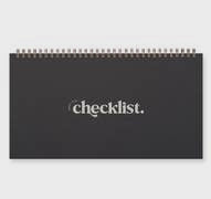 Checklist Undated Weekly Planner
