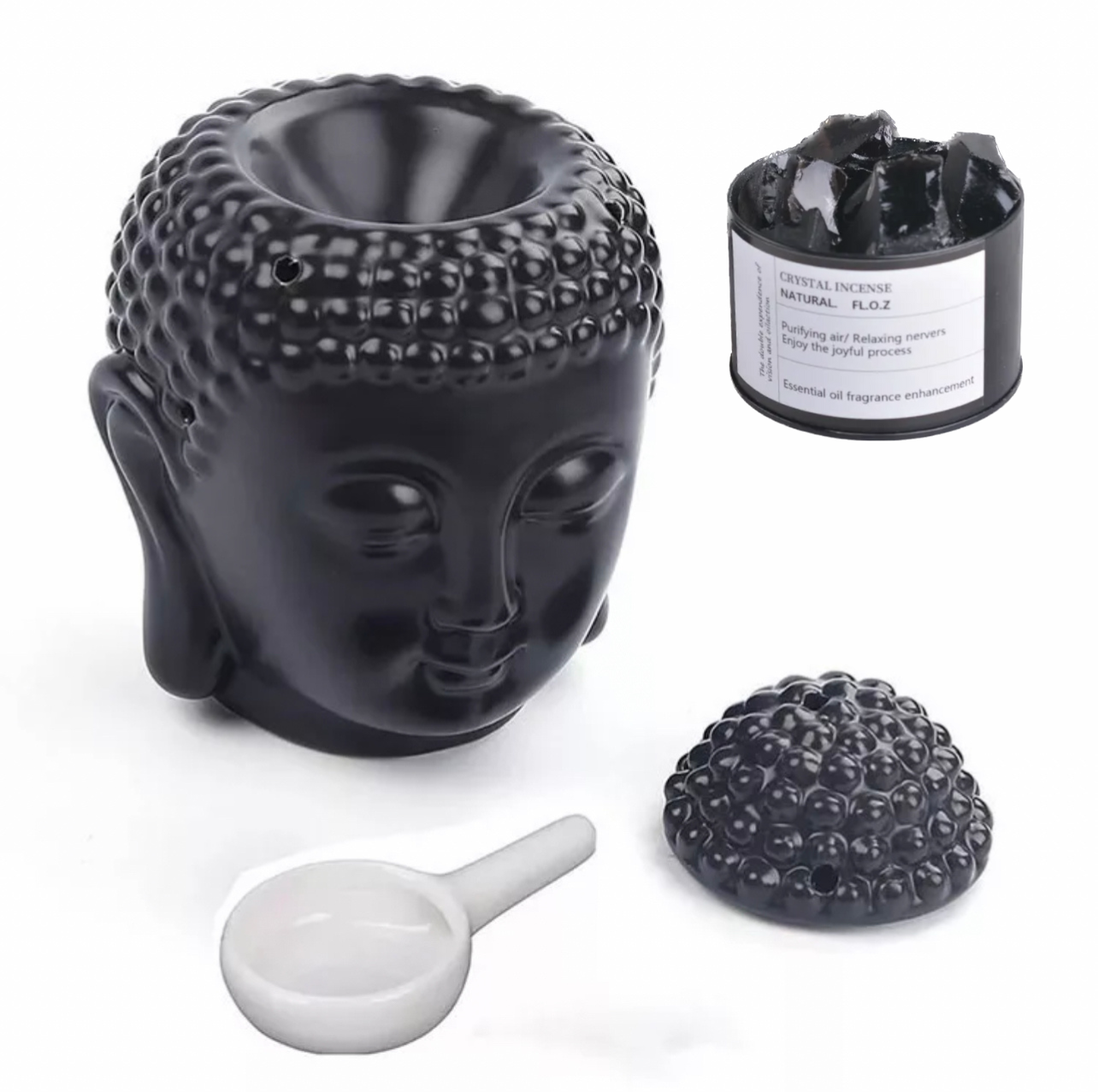 Buddha Crystal Warmer • Incense Kit
