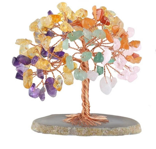 7 Chakra Mini Crystal Tree